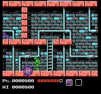 La versión arcade de ninja gaiden (publicado en 1988 en américa del norte y europa, y 1989 en japón) era un double dragon de estilo beat 'em up, en que el jugador controla a un ninja azul llamado ryu, en su viaje a diversas regiones de américa (como san francisco, nueva jersey y las vegas) para derrotar a un culto maligno. Teenage Mutant Ninja Turtles (NES) - Onlinemania