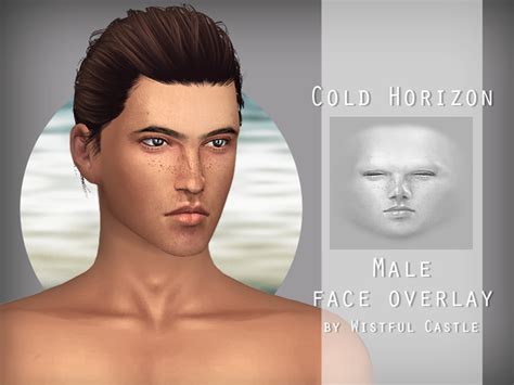 Wistfulcastles Cold Horizon Mface Overlay Sims 4 Cc Skin Sims 4