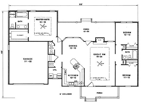 While master bedrooms have traditionally been on the second floor, first floor master bedrooms are increasing in popularity. Isolated Master Suite - 3414VL | 1st Floor Master Suite ...