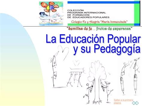 Ppt La Educaci N Popular Y Su Pedagog A Powerpoint Presentation Free