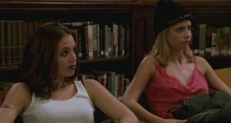 Buffy The Vampire Slayer S03e07 Eliza Dushku And Sarah Michelle Gellar