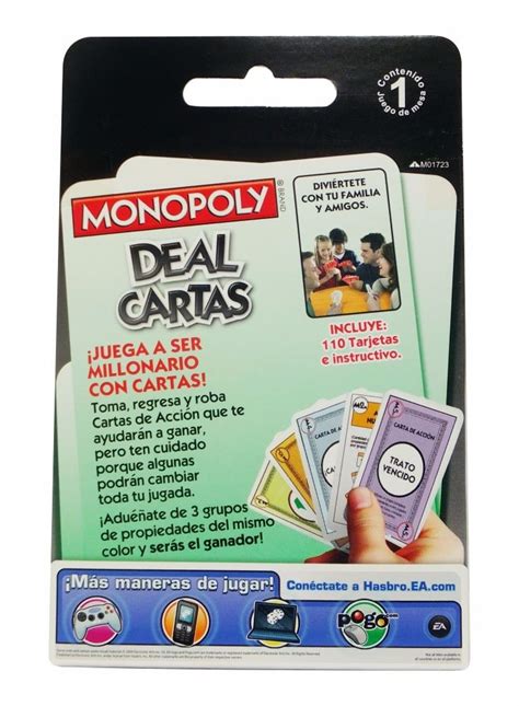 Check spelling or type a new query. Juego De Mesa Monopoly Deal Versión Cartas Viaje Hasbro ...