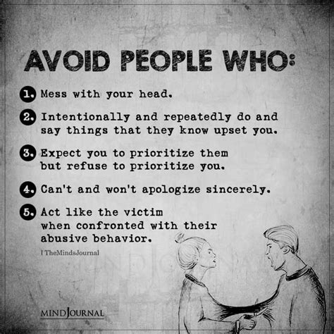 Avoid People Who Mess With Your Head Life Quotes