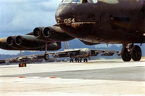 B 52ds At U Tapao Air Base Thailand Operation Linebacker Strategic