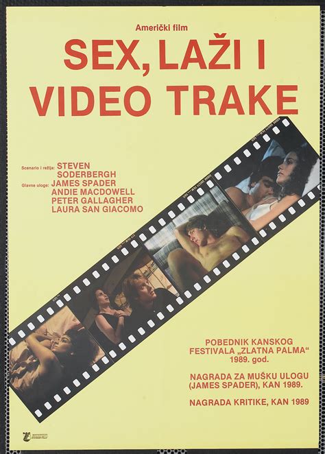 Sexo Mentiras Y Cintas De Vídeo Sex Lies And Videotape 1989 Crtelesmix