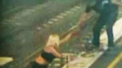 Woman Stuck On Tracks As Train Enters Station Cnn Video