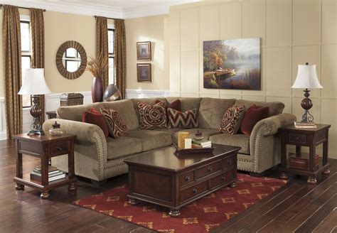 Grecian Amber Transitional 2 Piece Sectional With Left Loveseat By