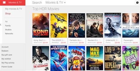 An app that lets you saves movie tv shows, pictures and music files on your apple tv 4 hard drive so you can view them. Google Finally Adds HDR Support Its Play Movies & TV Service