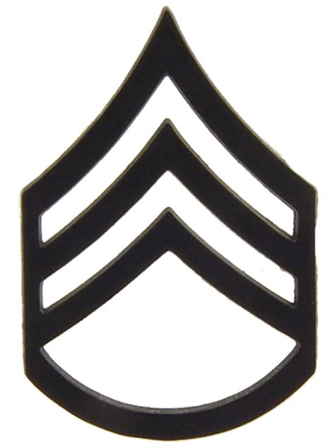 Us Army E6 Staff Sergeant Pin Subdued 1