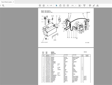 Terex Wheel Loader Smb2041 328 Radlader Parts Catalog