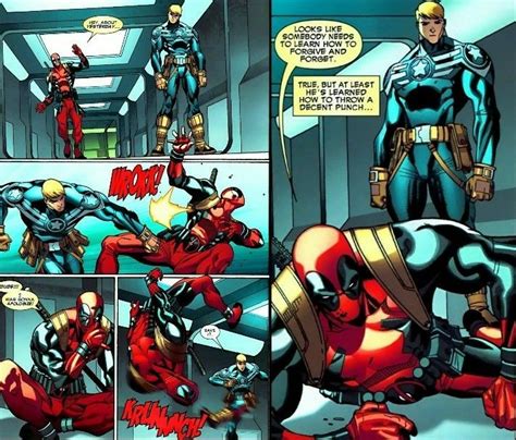Captain America Vs Deadpool Deadpool28 2008 Captan America Black