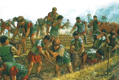 Le Camp De Marche De La Légion Romaine Légion Viii Augusta