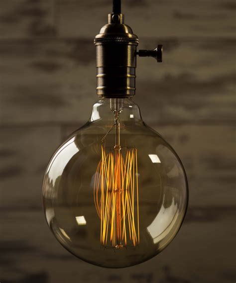 Plastic light bulb manufacturers & suppliers. Edison Globe Squirrel Cage Extra Large Vintage Filament ...