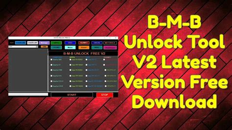 B M B Unlock Tool V Latest Version Free Download