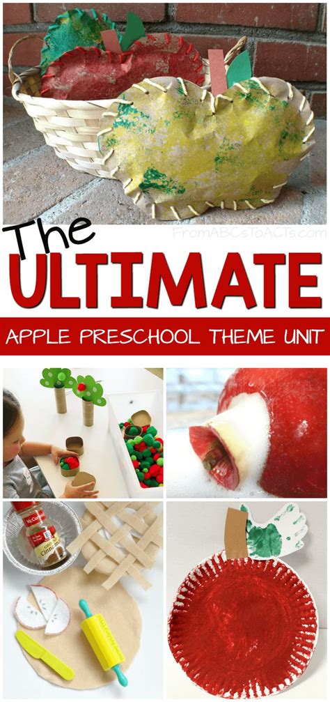 50 Ideas For An Amazing Preschool Apple Theme From Abcs To Acts