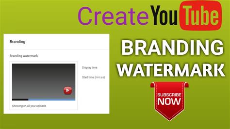 How To Create Youtube Branding Watermark For Your Channel Masif516