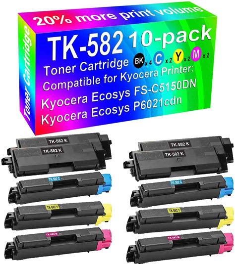 Amazon Kolasels 10 Pack 4BK 2C 2Y 2M Compatible High Yield