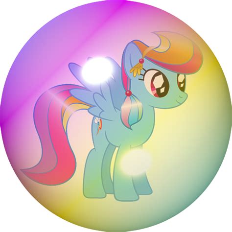 My Little Pony Rainbow Dash Bubble By Kinakojurai On