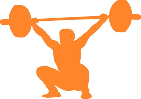 olympic weightlifting crossfit exercise clip art silhouette png download 1686 1195 free