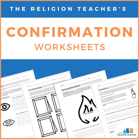 The Religion Teachers Confirmation Worksheets The Religion Teacher