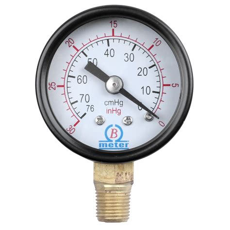 Best Price Male Threaded Pneumatic Air Vacuum Pressure Gauge 300hg In
