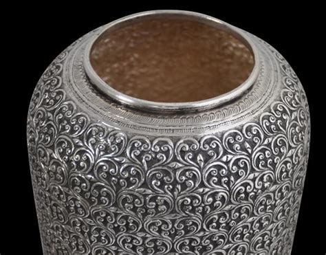 Sri Lankan Silver Vase Michael Backman Ltd