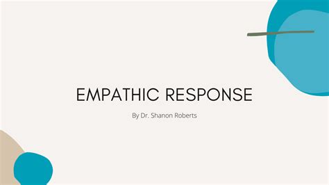 empathic response
