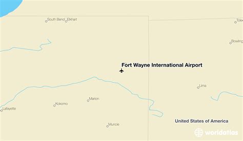 Fort Wayne Airport Terminal Map