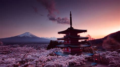 3840x2160 Churei Tower Mount Fuji In Japan 8k 4k Hd 4k Wallpapers