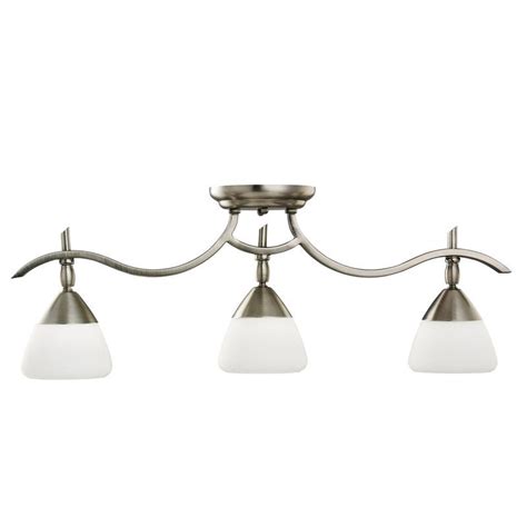 View The Kichler 7779 Olympia 3 Light Semi Flush Indoor Ceiling Fixture