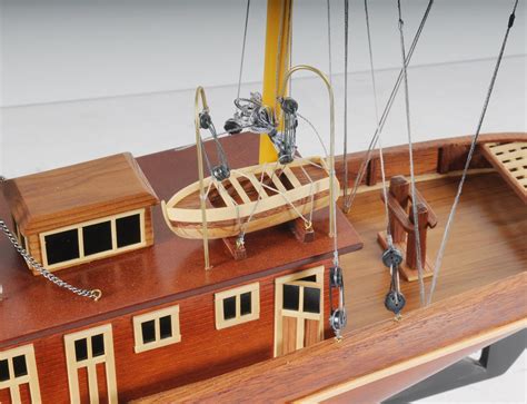 Hand Crafted Seguin Tugboat Model Boat Adley And Company