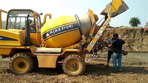 A concrete mixer is a machine that mixes concrete powder, sand, water and gravel to form a slurry that hardens into concrete. Ajax fiori concrete mixer machine - YouTube