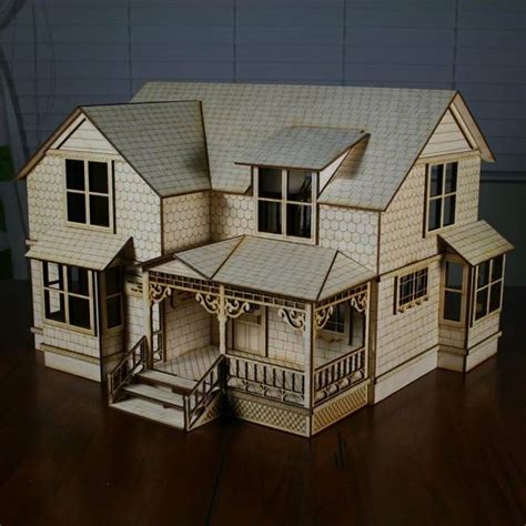 Crockett Victorian Dollhouse Kit Scale Home Building Plans 99289