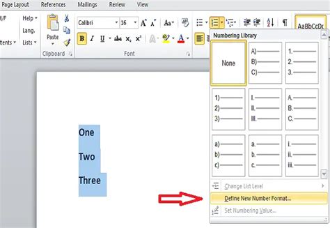 How To Change The Default Numbered List In Word