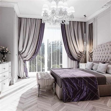 Using it like a stamp with alternating placement maintains its classical elegance without darkening the room with too much pattern. Bedroom Curtains 2020: The Most Elegant And Trendy Options ...