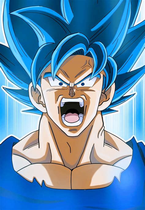 Goku Ssgss By Fr Art Em 2020 Dragon Ball Dragon Anime