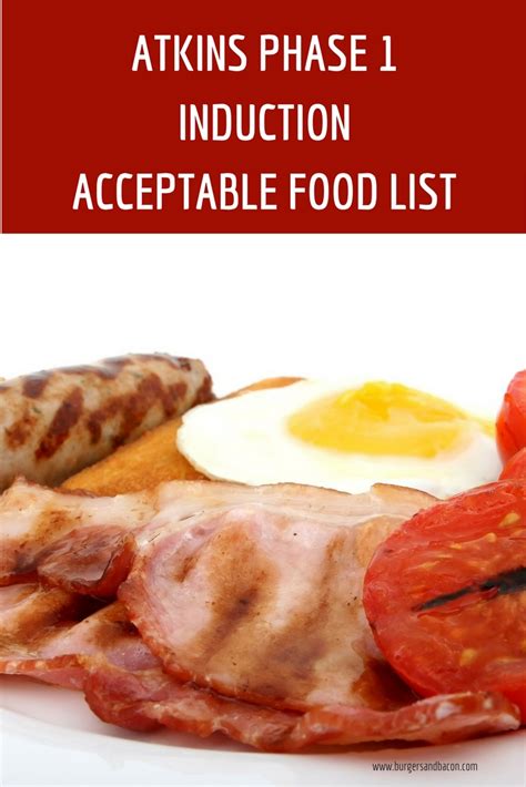 But it doesn't last very long, and if you follow as planned, you'll lose a considerable amount of here's what you should know about atkins diet induction, and some tips to help you lose the most weight. Atkins Phase 1 Acceptable Food List | Burgers and Bacon