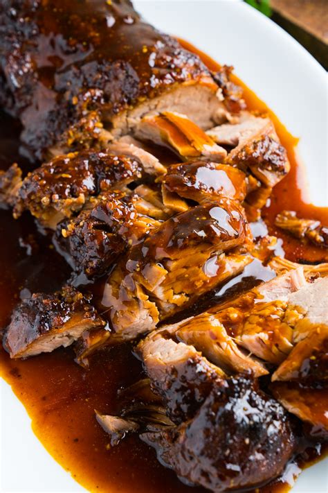 What is pork loin except an excuse to make and eat mashed, roasted, or creamed potatoes? Slow Cooker Honey and Parmesan Pork Tenderloin - Closet Cooking