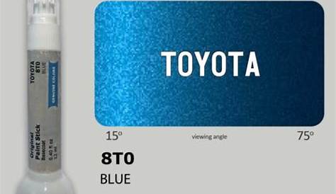 8t0 Blue Touch Up Paint For Toyota Camry Yaris Vitz Tacoma Tundra Echo