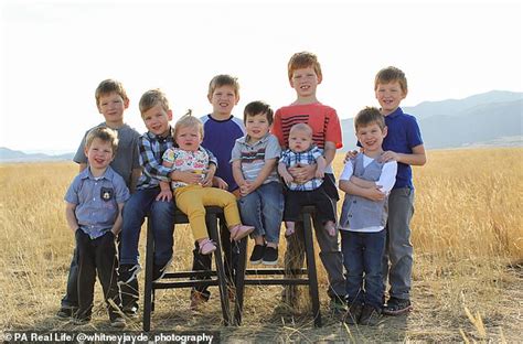 Couple Whove Had Ten Children In A Decade Including Two Sets Of Twins