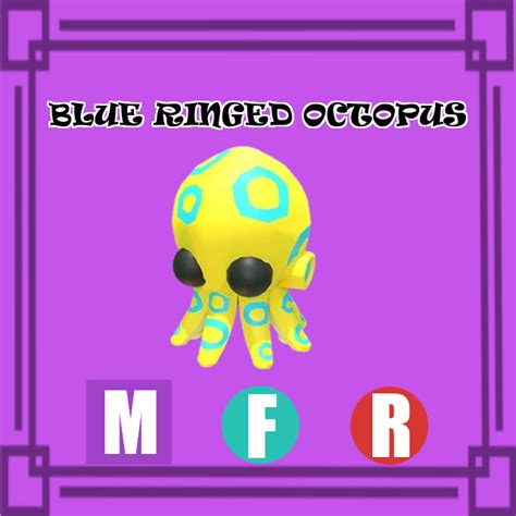 Blue Ringed Octopus Mega Fly Ride Adopt Me