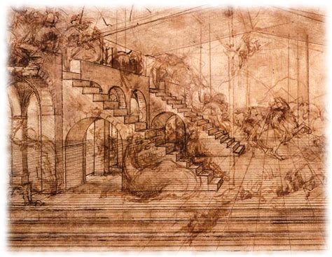 Intro To Drawing Leonardo Da Vinci Perpective Drawing