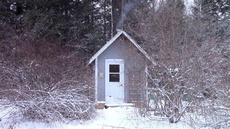 Cabin Camping In The Snow Youtube