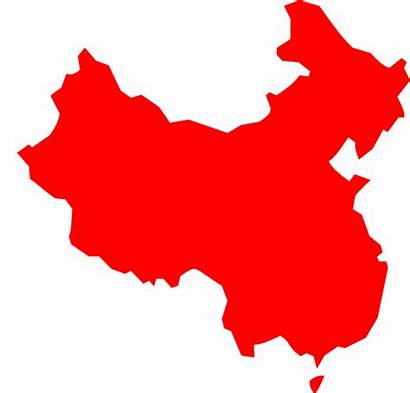 China Clipart Clip Map Silhouette Clker Domain