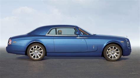 Blue Coupe Rolls Royce Phantom Car Blue Cars Hd Wallpaper