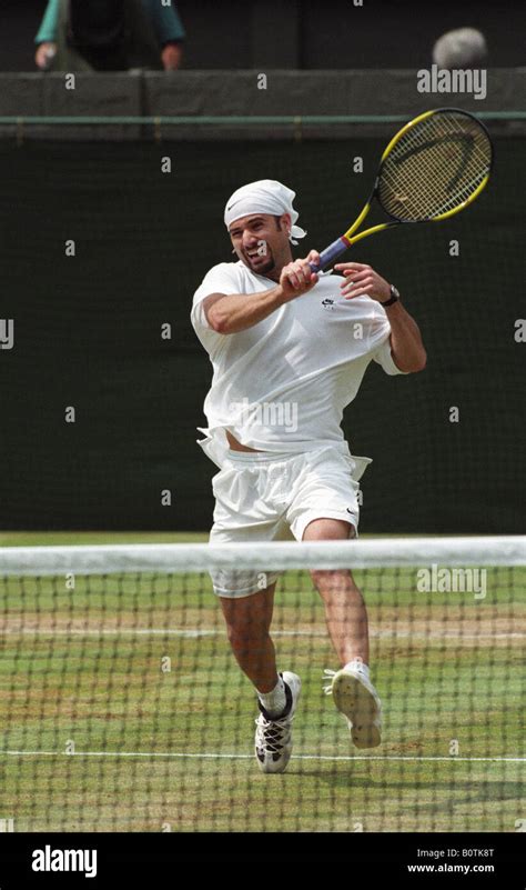 Steffi Graf Andre Agassi Wimbledon Tennis Centre Court Magazine