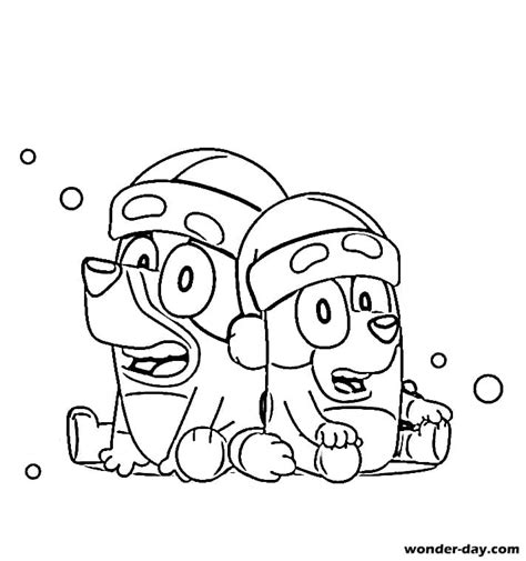 Bluey And Friends Coloring Pages Updated 2023