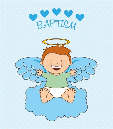 Baptism Angel Design Stock Vector Illustration Of Traditional 49888769