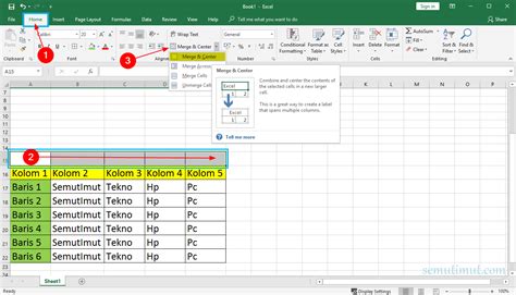 Cara Menghilangkan Garis Atau Kolom Di Excel Tutorial Mobile Legends