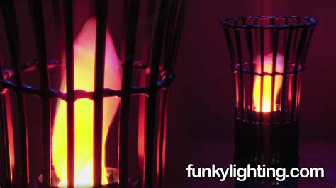 Silk Flame Fire Light Bamboo Vase Youtube